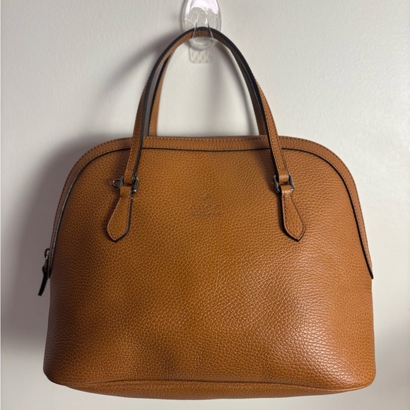 Gucci Tan Leather 2-way Shoulder Bag - Picture 1 of 11